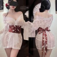 Mandyu Hanfu-Inspired Lingerie Set - Vintage Chinese Court Style Sheer Silk Robe with Long Train & Elegant Embroidery thumbnail