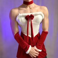 Loubi Sexy Chinese New Year Velvet Bunny Boy Costume - Role Play Lingerie Dress for Men thumbnail