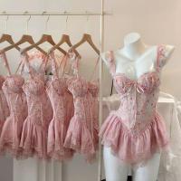 Machu Chu Sheer Maid Costume - Seductive Lingerie Set for Date Night, No-Remove Bedroom Outfit thumbnail