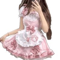 Maid Cosplay Dress - Cute Anime Cat Girl Lolita Costume for Women, Soft Kawaii Maid Outfit thumbnail