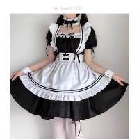 Maid Costume Cosplay Dress - Japanese Lolita Student Uniform, Plus Size Anime Role Play Outfit thumbnail