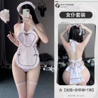Maid Pure-Temptation Lingerie Set - Sheer Sexy Sleepwear for Cosplay & Playful Date Nights thumbnail