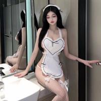 Maid Pure-Temptation Lingerie Set - Sheer Sexy Sleepwear for Cosplay & Playful Date Nights thumbnail