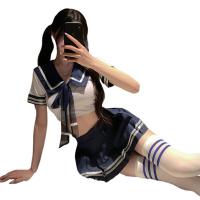 Mannyan Cute Schoolgirl Lingerie Set - Japanese JK Skirt, Modest Yet Flirty Cherry-Blossom Inspired Outfit thumbnail