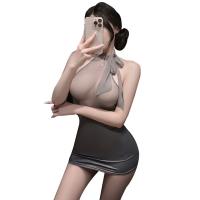 Mannyan Sexy Lingerie Set - Sheer Secretary Skirt Outfit with Seductive Bodysuit & Transparent Sleepwear for Women thumbnail