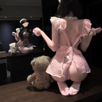 Mannyqing Pure-Flirty Bear Maid Costume Set – Cute Ruffled Sexy Lingerie Outfit, Kawaii Servant Style thumbnail