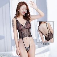 Mannyqing Pure & Sensual Sheer Bodysuit - Sexy Open-Crotch Lace Mesh Sleepwear for Women thumbnail