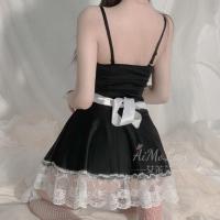 Meishilan Sexy Sleepwear Set - Seductive Maid Costume Lingerie Outfit for Women thumbnail