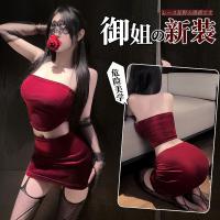 Midnight Rose Sexy Lace Bralette Set - Velvet Red Valentine's Day Lingerie for Women thumbnail