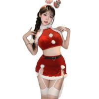 Midnight Temptation Lingerie Set - Sexy Christmas & New Year Limited Edition Sleepwear, No-Remove Design thumbnail