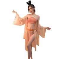 Miko Classical Chinese Lingerie Set - Sexy Summer Hanfu Sleepwear for Women, Thin Doudou Style Nightwear thumbnail
