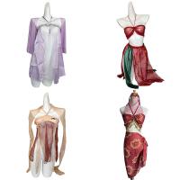 Misty Romance Chinese New Year Lingerie Set - Sheer Vintage-Inspired Bedroom Sleep Dress, No-Remove Seductive Nightwear thumbnail