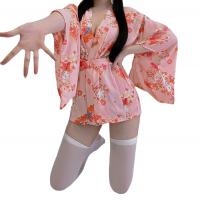 Misty Romance Kimono Lingerie Set - Cute Cat Cosplay Costume for Role Play, Nightclub & Sexy Sleepwear thumbnail