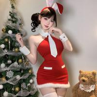 Mocheng Sexy Lingerie Set - Pure & Tempting Sheer Wrap Skirt Sleepwear for Role Play & New Year Outfit thumbnail