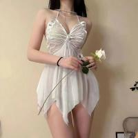 Night Desire Sexy Sleep Dress for Women - Sheer Butterfly Lace Transparent Lingerie Set, Pure & Tempting Nightwear thumbnail