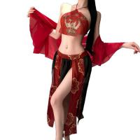 Night Silk Sensual Hanfu Lingerie Set – Seductive Flying Immortal & Cheongsam-Inspired Erotic Costume thumbnail