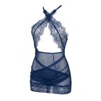 Night Silk Sensual Lace Bodycon Mini Dress - Sheer Mesh Pure Temptation Slip Dress thumbnail