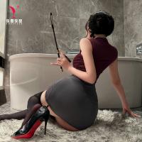 NightSigh NightSeduce Secretarial Lingerie Set – Sleek Office Uniform Dress with Tight Pencil Skirt & Busty Allure thumbnail
