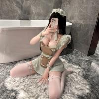 NightSigh NightSeduce Sexy Maid Costume - Flirty Chef Cosplay Outfit with Ruffled Hem & Sweet Servant Style thumbnail