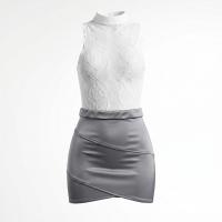 OL Sexy Secretarial Outfit Set - Hot Date Nightwear with Open-Crotch Secretary Costume for Adults thumbnail