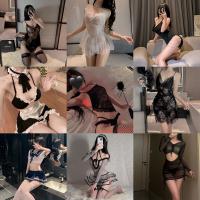 OL Teacher JK Cat Costume Set - Busty Sexy Maid & Cheongsam Lingerie Outfit for Nightclub & Role Play thumbnail