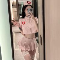 Oushilin Sweet Nurse Costume Set - Sexy Uniform Lingerie Outfit for Role Play & Cosplay thumbnail