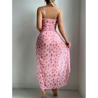 Pink Factory-Themed Thong Bikini Set – Sexy Europe and America-Style Split Dress & Matching Lingerie Two-Piece Outfit thumbnail