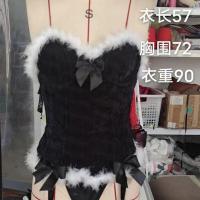 Plus Size Gothic Christmas Corset Set - Elegant Victorian Teddy & Velvet Holiday Lingerie Outfit for Women thumbnail