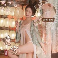 Plus Size Hanfu Sleep Set - Vintage Chinese Silk-Style Busty Nightwear & Tang Dynasty Inspired Belly Dance Sleepwear thumbnail