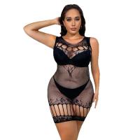 Plus Size Lace Sexy Bodysuit - Sheer Mesh Cut-Out Lingerie Set, Extra Large & XL Available, Fast Shipping thumbnail