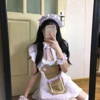 Plus Size Sexy Maid Costume - Flirty Chef Outfit with Ruffled Hem, Sweet & Playful Servant Set thumbnail