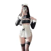 Plus Size Sexy Maid Costume for Women - Cute & Flirty Lingerie Dress-Up Outfit for Role Play & Cosplay thumbnail