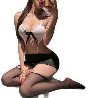 Pure & Alluring Lingerie Set - Seductive Sleepwear for Women, Sensual Love-Inspired Bedroom Outfit thumbnail