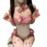 Pure & Playful Lingerie Set - Modest Yet Sexy No-Remove Q-QNY Sleepwear, Cosplay Uniform Skirt Outfit thumbnail