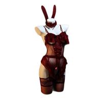 Pure & Playful Lingerie Set - Seductive Bunny Girl Sleepwear for Intimate Moments thumbnail