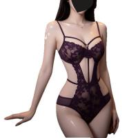 Pure & Seductive Lace Lingerie Set - Sexy Sheer Plus Size Intimate Outfit for Women thumbnail