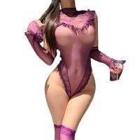 Pure & Seductive Lingerie Set - Sexy Sleepwear & Tempting Outfit for Intimate Moments, No-Remove Design thumbnail