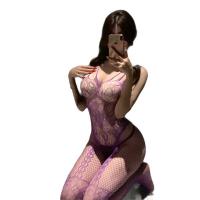 Pure & Seductive Lingerie Set - Sheer Mesh Sensual Women's Intimate Apparel for Date Night Romance thumbnail