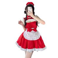 Pure & Seductive Maid Costume Set - Cosplay Lingerie, Lolita Apron Sleepwear for Role Play & Bedroom Fun thumbnail