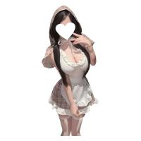 Premium Pure & Seductive Women's Lingerie Set - High-End Maid Costume for Couples Role Play thumbnail