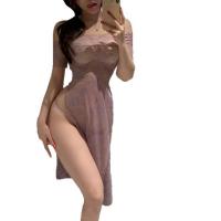 Pure & Tempting Chinese-Style Lingerie Set – Modest Yet Sexy Qipao Sleepwear & Cosplay Outfit thumbnail