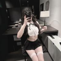 Pure & Tempting JK Uniform Set - Seductive Schoolgirl Style Lingerie for Couples, Naughty Campus-Themed Outfit thumbnail