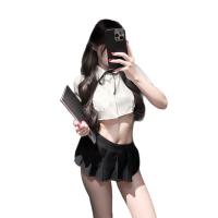 Pure & Tempting JK Uniform Set - Seductive Schoolgirl Style Lingerie for Couples, Naughty Campus-Themed Outfit thumbnail