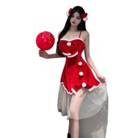 Pure & Tempting Lingerie Set - Christmas Winter Erotic Sleepwear & Naughty Costume Dress for Women thumbnail