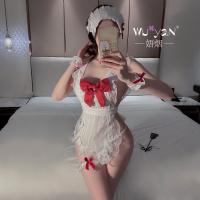 Pure & Tempting Lingerie Set - Modest Yet Sexy Chef & Maid Costume Sleepwear for Women thumbnail