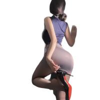 Pure & Tempting Lingerie Set - Secretary Skirt, Air Hostess Costume, Nightclub No-Remove Outfit thumbnail