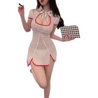 Pure & Tempting Nurse Costume Set - Sexy Lingerie Cosplay Outfit for Couples Role Play thumbnail