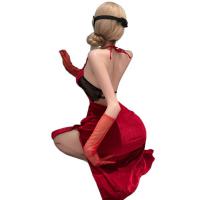 Pure-Yet-Sensual Lingerie Set - Modest Elegance Qipao-Inspired Sleepwear & Cosplay Bodysuit thumbnail