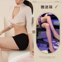 Qingran Sexy Secretary Costume Set – Elegant European-Style Lingerie Outfit, Factory Direct thumbnail