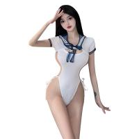 Qingruohan Japanese-Style Sexy Lingerie Bodysuit - Cute Pure-Temptation Tie-Up Uniform for Women thumbnail